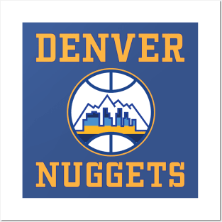 Nuggets Skyline Basketball Posters and Art